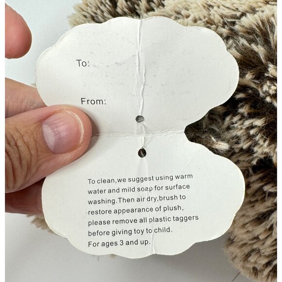 Wishpets Pawee Mink Bear 9" Brown Teddy Bear - Picture 7 of 12